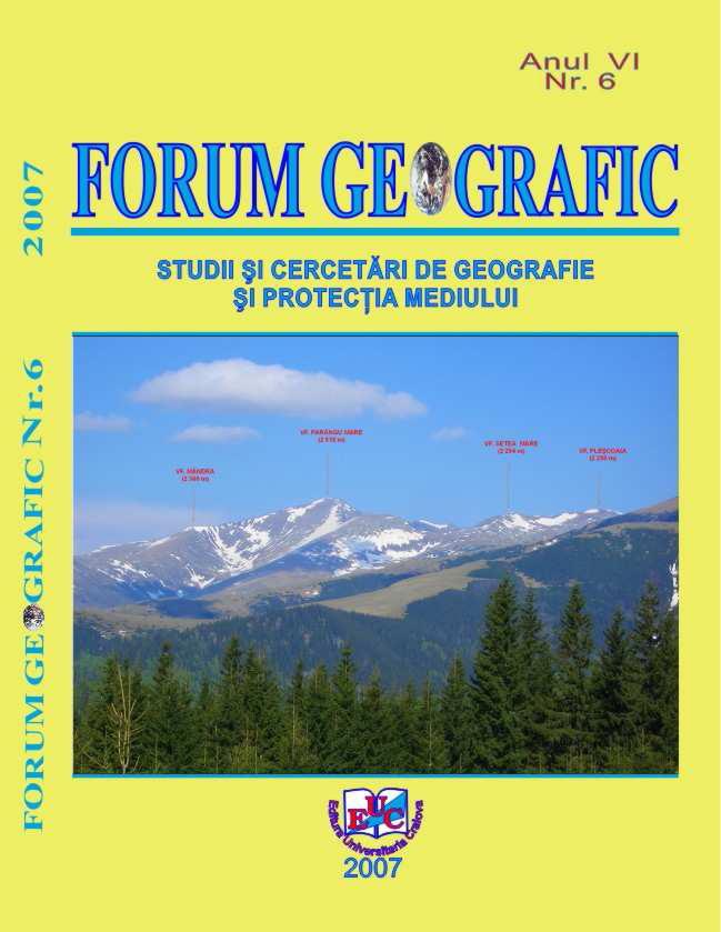 Forum geografic: Volume VI, issue 6