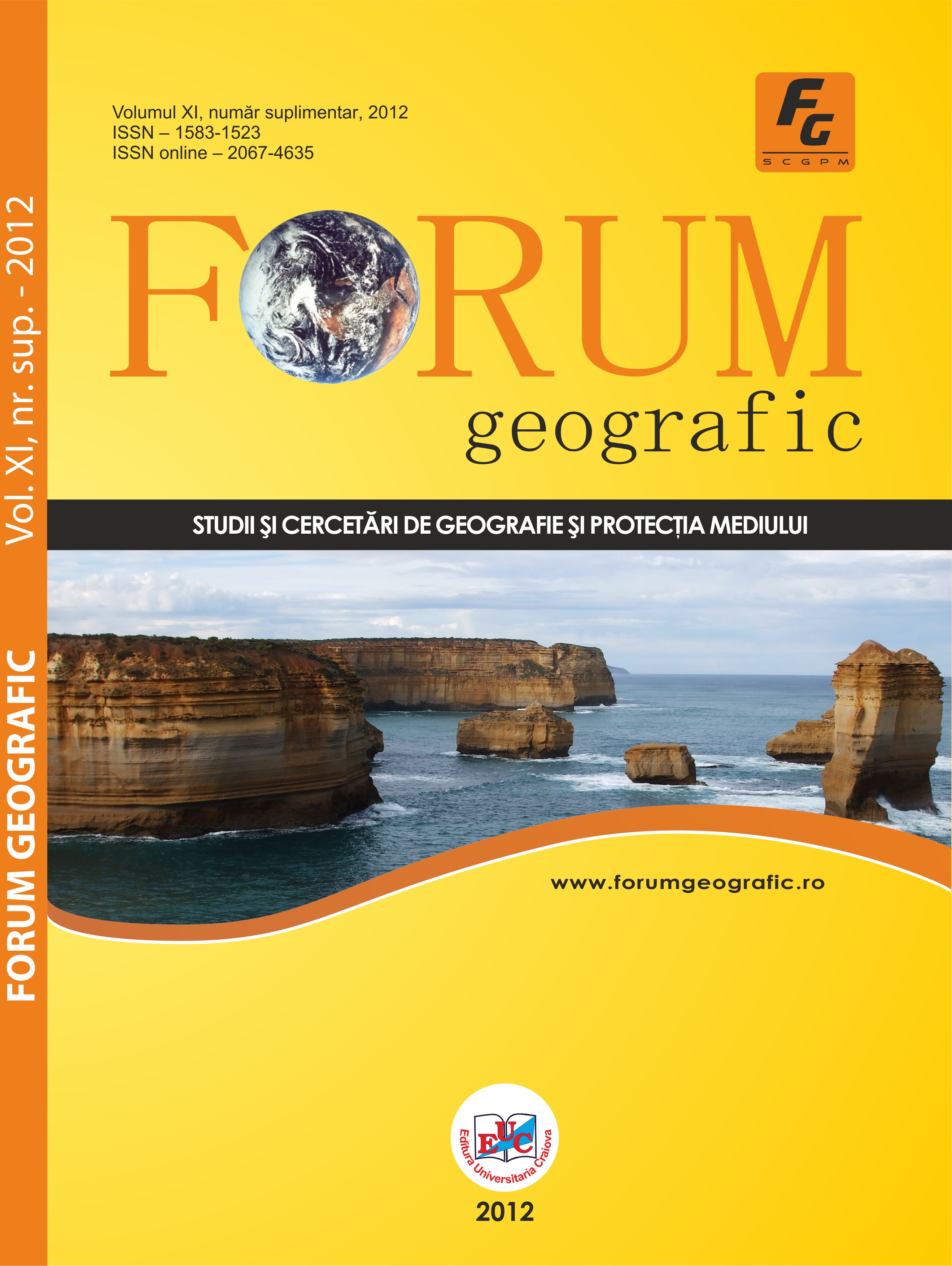 Forum geografic: Volum XI, supliment 1