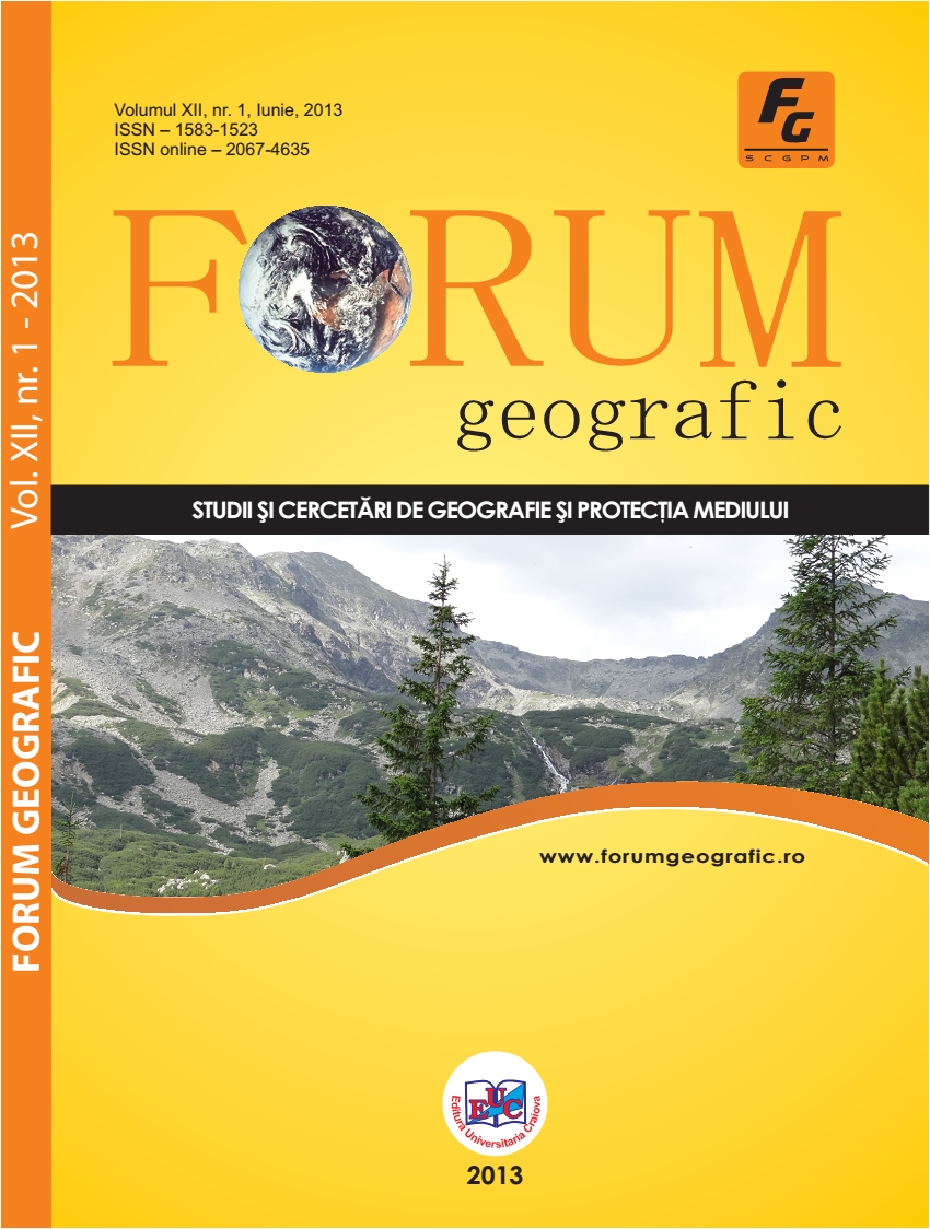 Forum geografic: Volum XII, număr 1