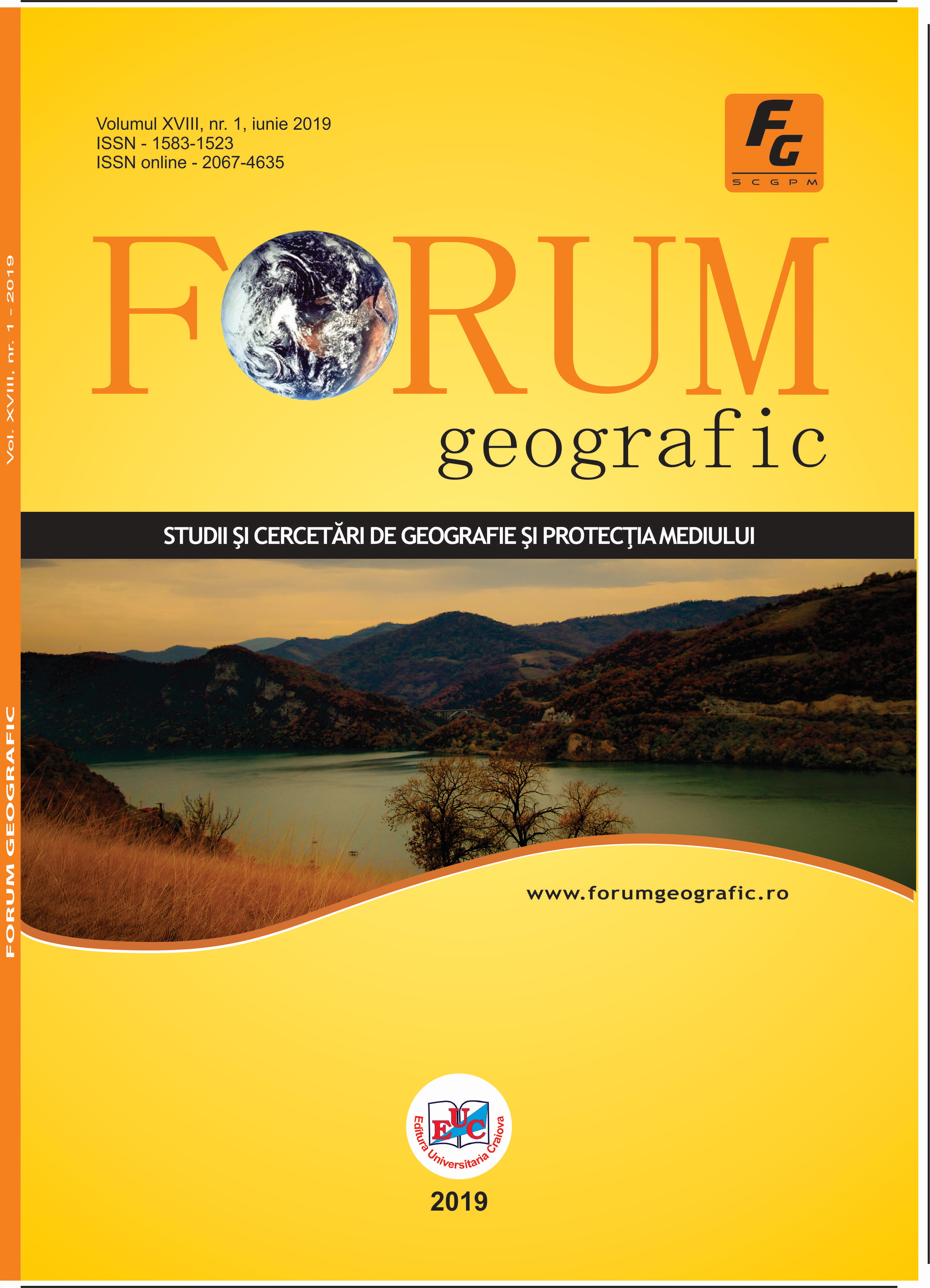 Forum geografic: Volum XVIII, număr 1