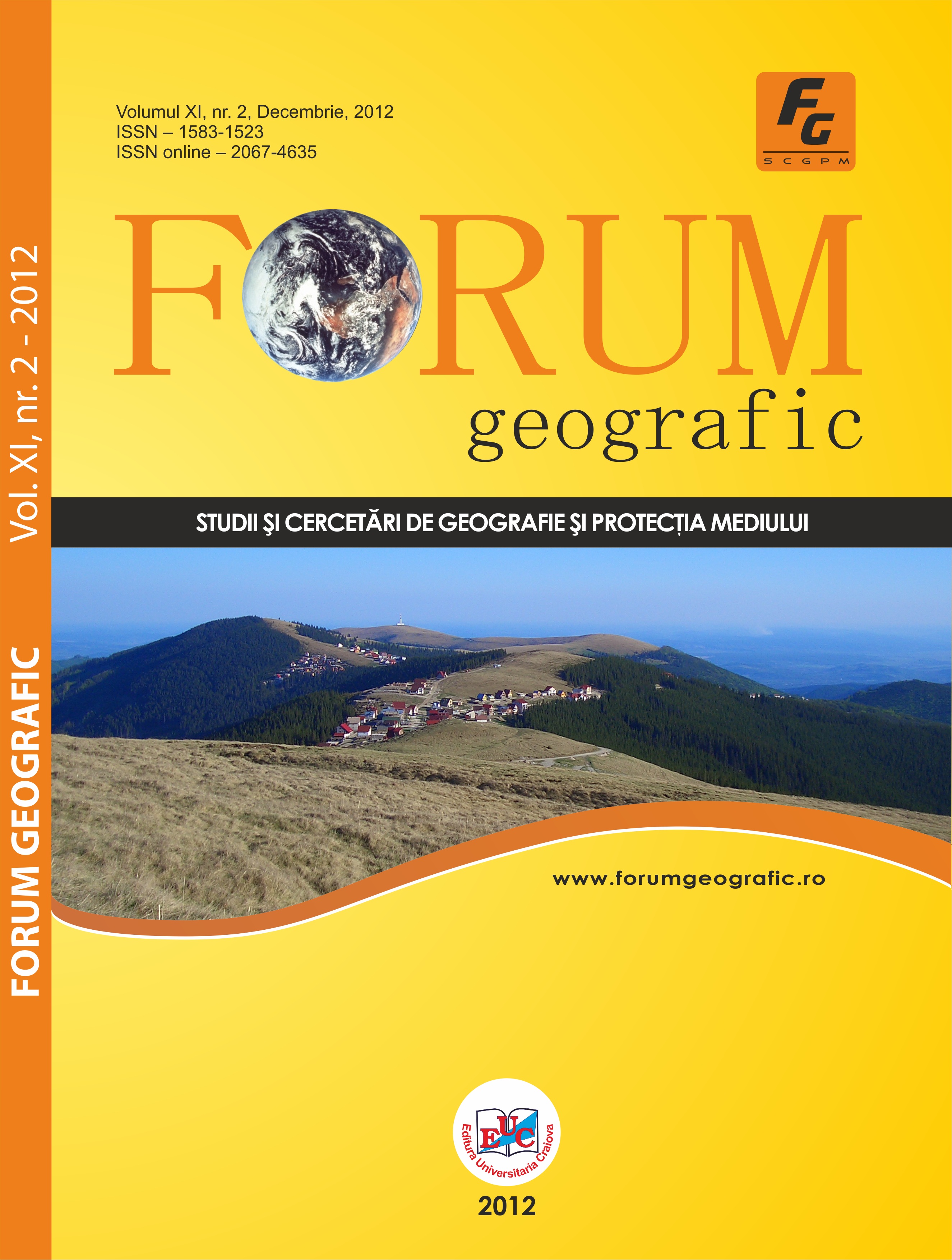 Forum geografic: Volum XI, număr 2
